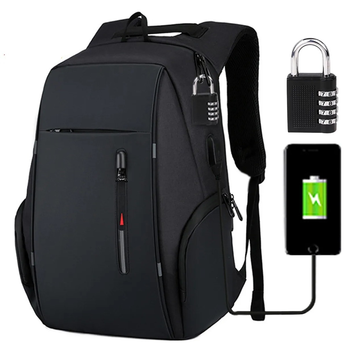 Mochila De Gran Capacidad Con Cargador Usb