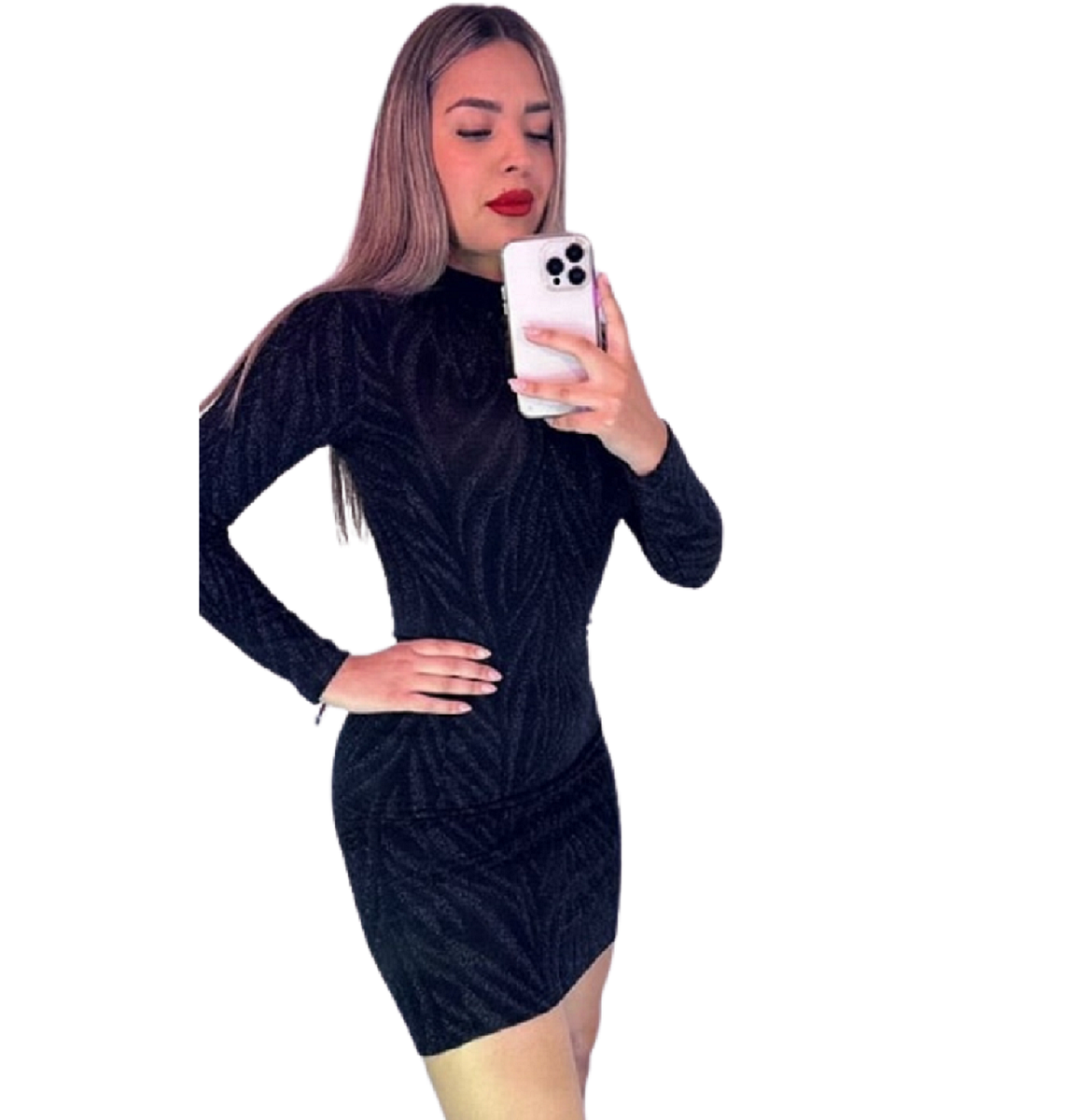 Vestido brillos corto pegado para dama,  mini vestido licra lurex brillos 