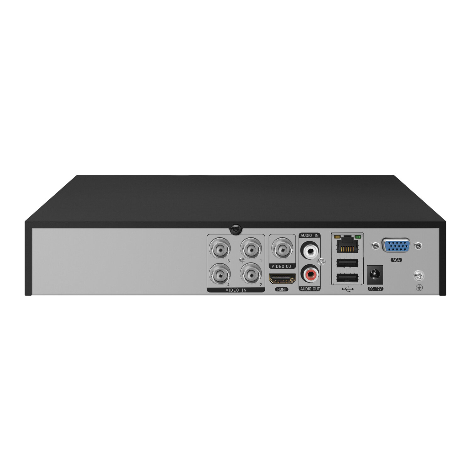 Sistema de seguridad CCTV DVR  4 cámaras, disco duro y monitoreo por Internet