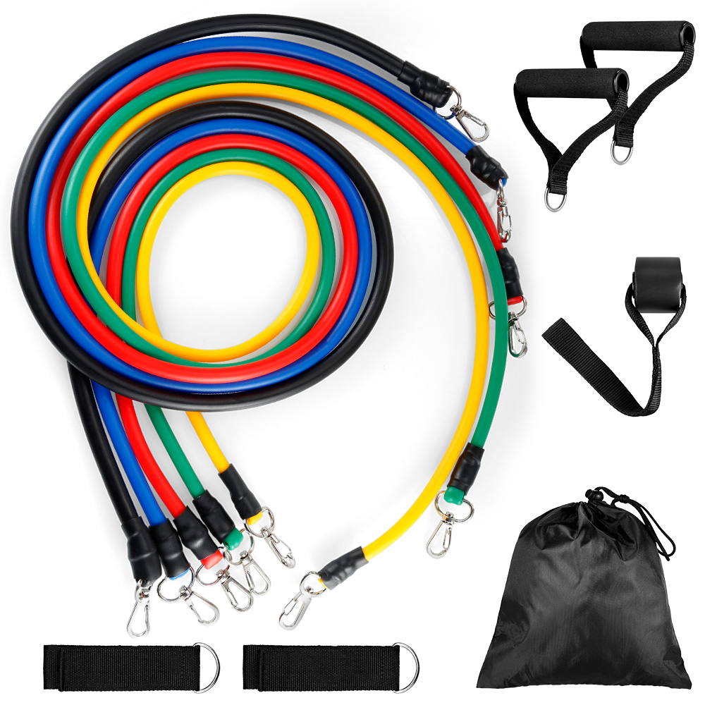 Ligas de Entrenamiento con Gancho Altera 5 Piezas con Diferentes Resistencias