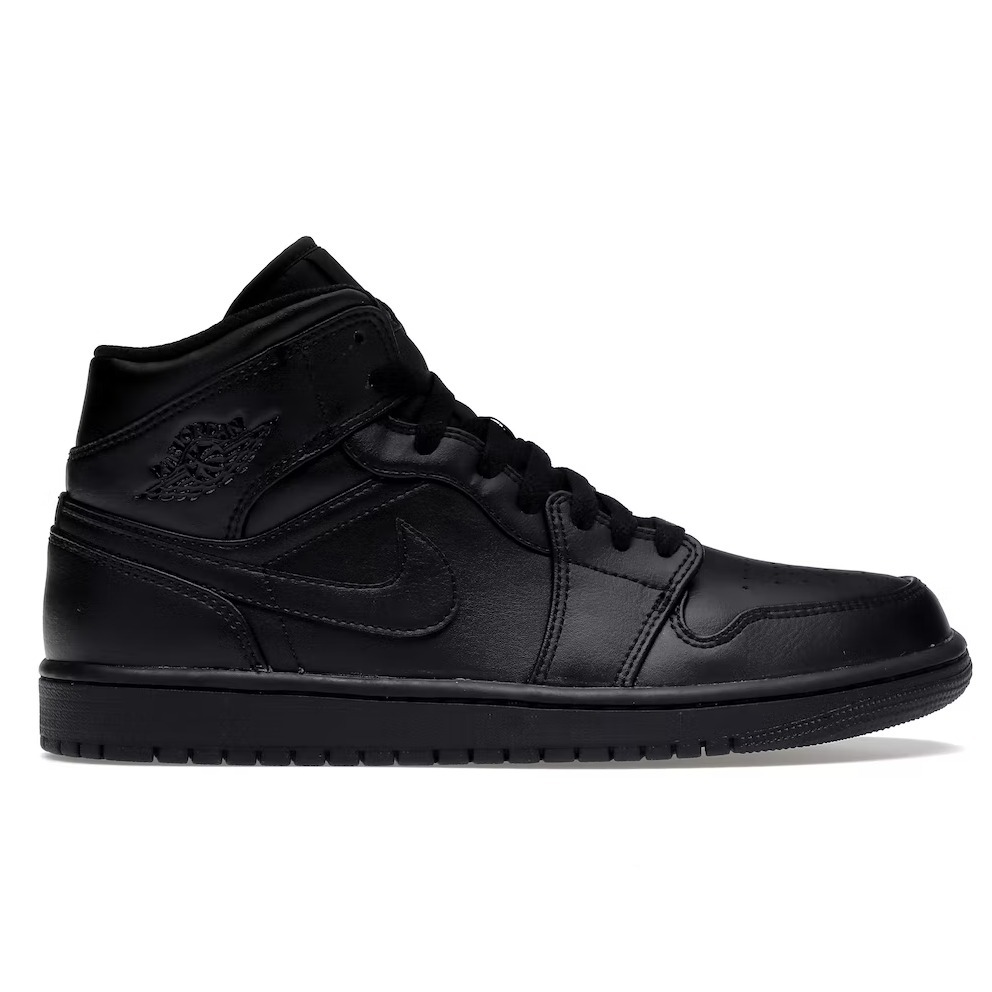 Jordan 1 Mid Triple Black (2022)