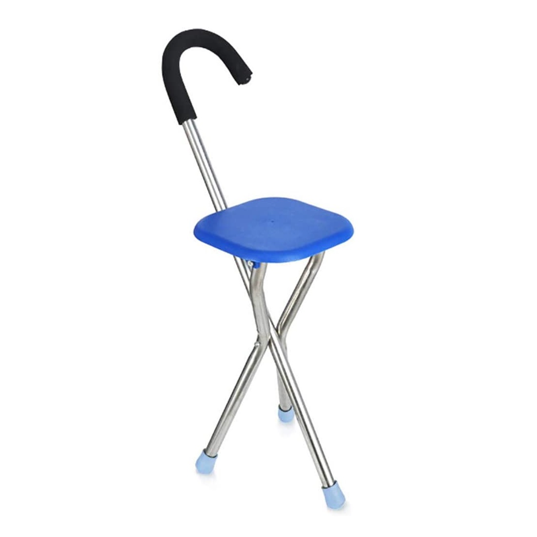 Bastón Plegable con Asiento Tipo Banco de Senderismo para Apoyo a la marcha o 3ra Edad 