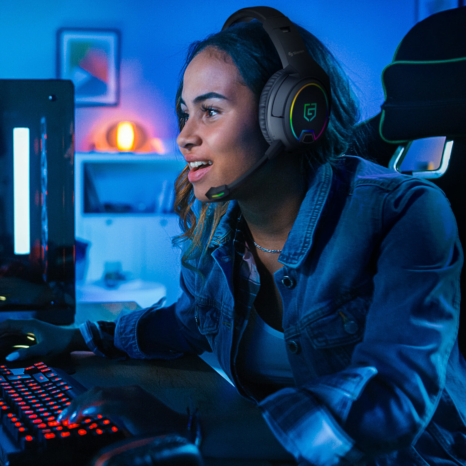 Audífonos Bluetooth* 3,5 mm para Gamers