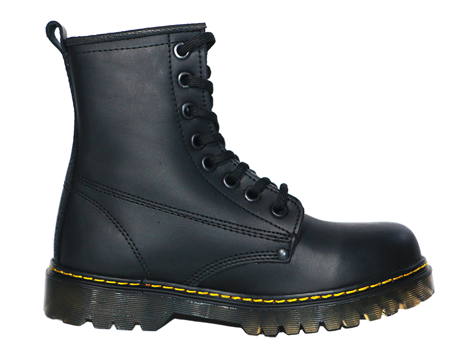 Botas Verdes Cuero England U.k Tipo Dr. Martens