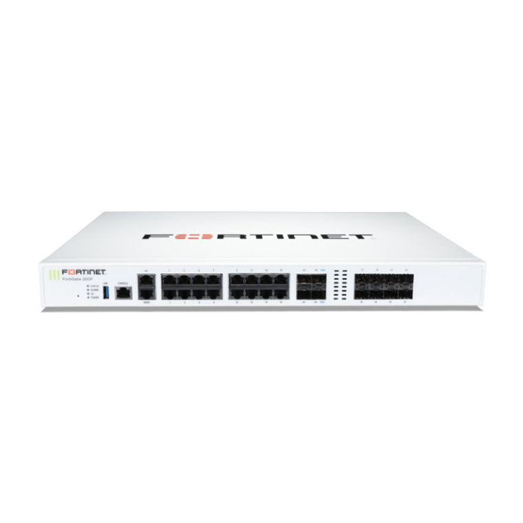 Router Fortinet con Firewall FortiGate 200F  24x7 FortiCare and FortiGuard UTP 1 Año, Alámbrico, 27Gbits, 16x RJ 45, 8x SFP, 4x SFP