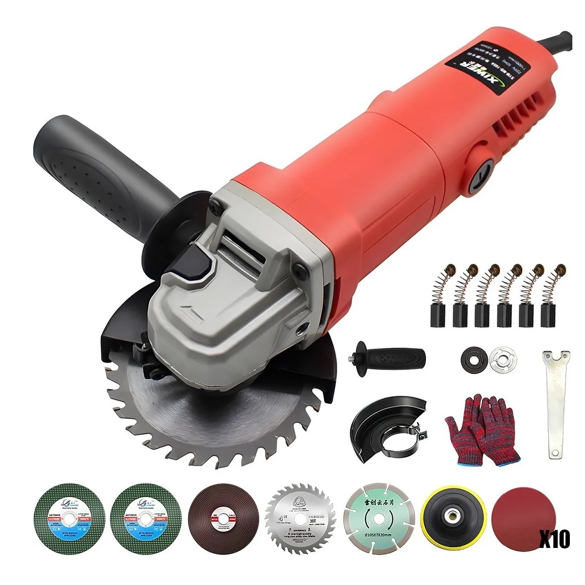 Esmeriladora Angular 710w 110v Amoladora Angular Para Corte