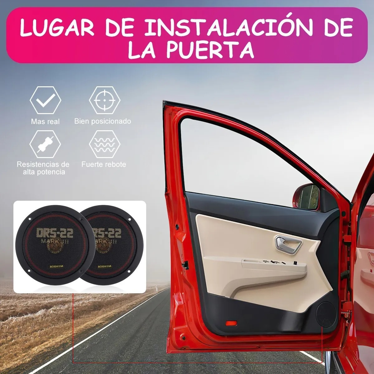 Set De Bocinas Para Carros Audio 6.5 150w Para Coches