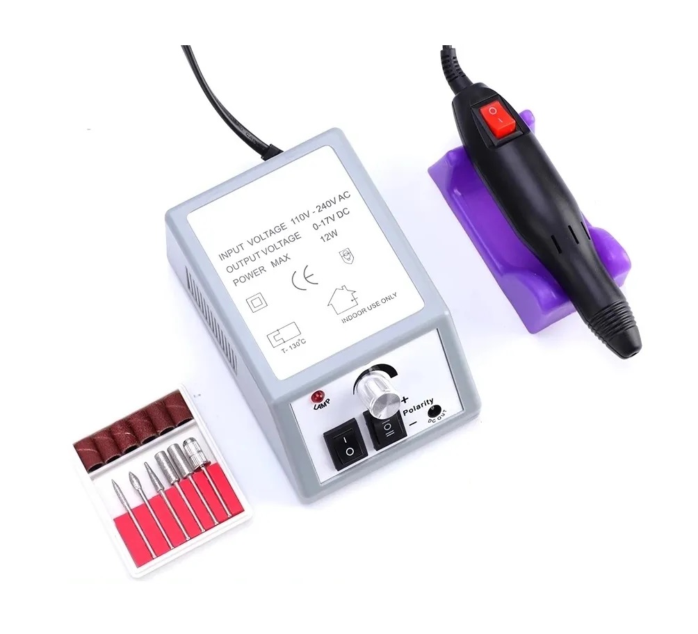 Set Manicure motor lijadora uñas dremel