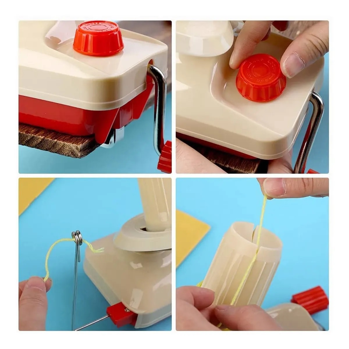 Devanadora De Estambre Manual Bobinadora De Bolas Hilo