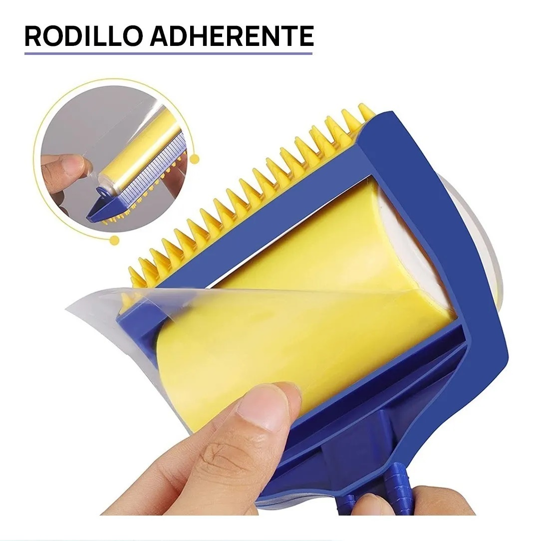 Rodillo Cepillo Removedor Pelo Quita Pelusa Mascotas Ropa