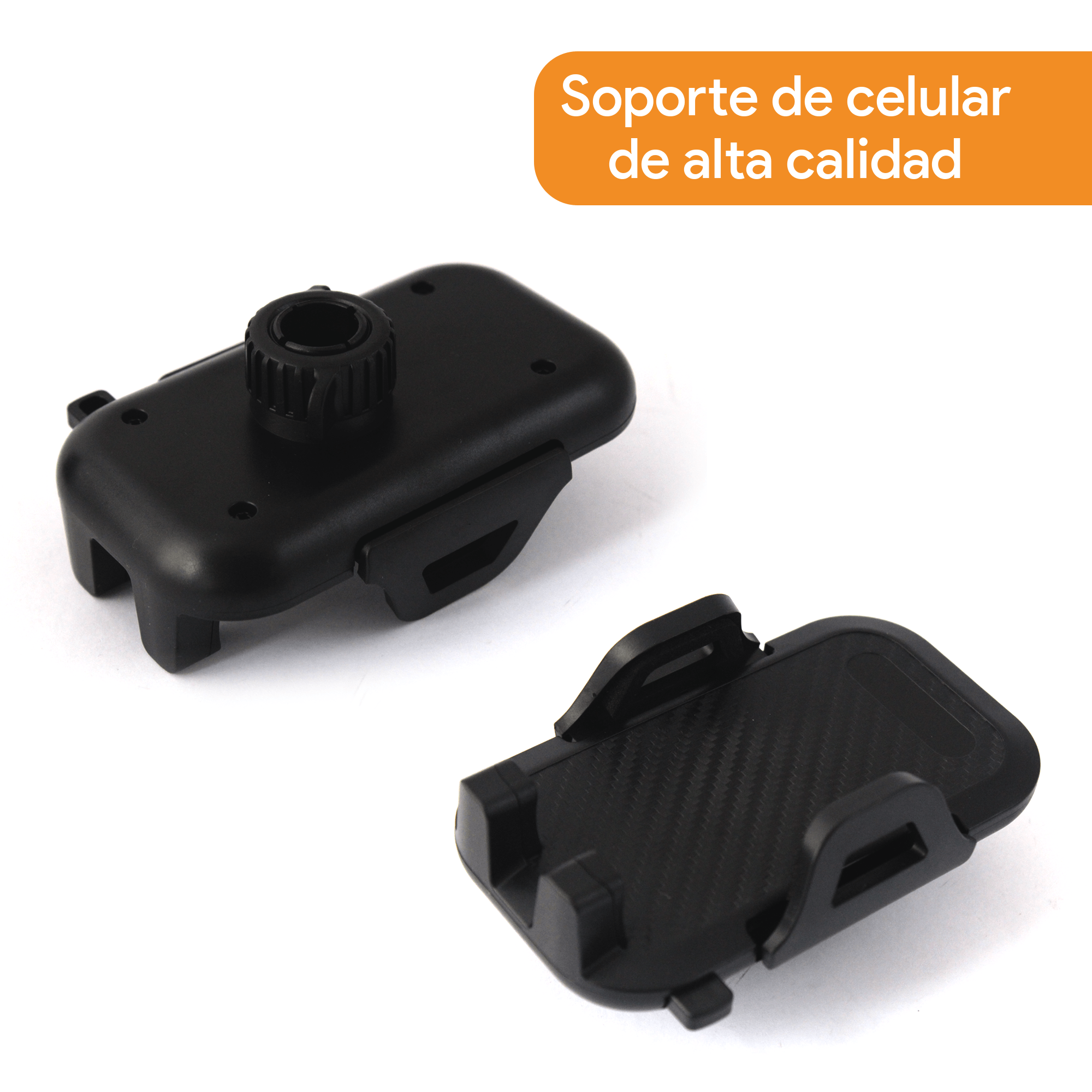 Base Soporte Archy Porta Celular 360 Carro para Porta Vaso de Coche, Flexible, Ajustable y Universal para Dispositivos (BA1631).
