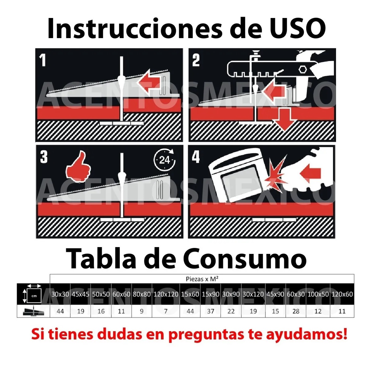 Kit 200 Clip O Corbata Niveladores Porcelanico Losetas Porcelana 1.5 mm