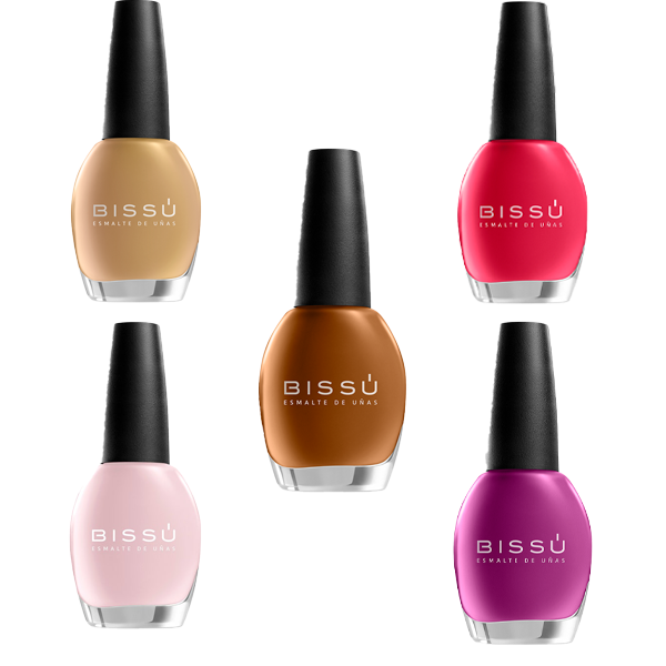 Kit 3 de Esmaltes de Uñas 5 Piezas - Bissú