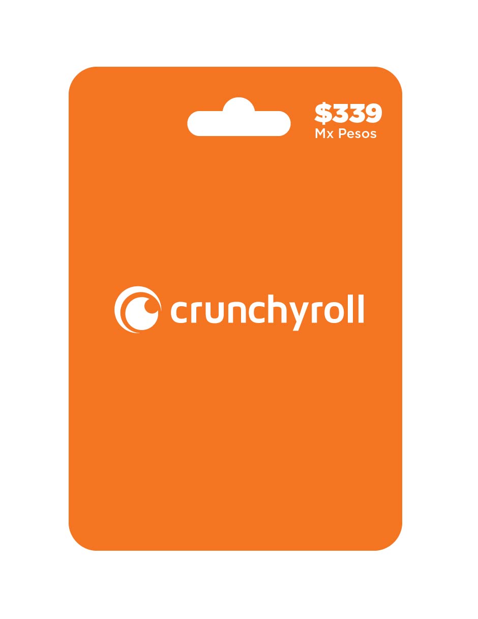 CrunchyRoll tarjeta prepago, Pin Digital