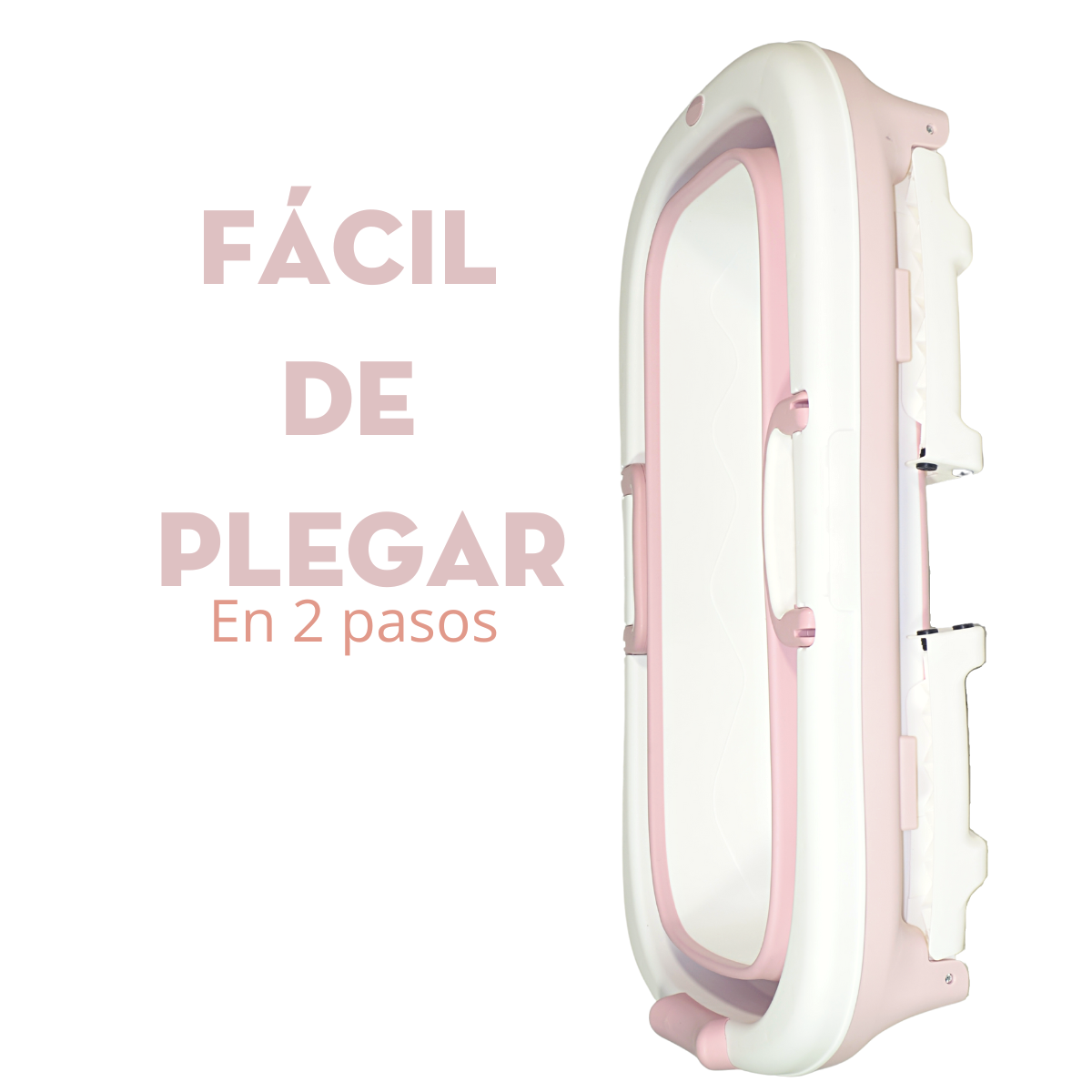 Tina Plegable Para Niño De 3-10 Años Spa En Casa Rosa Mima2