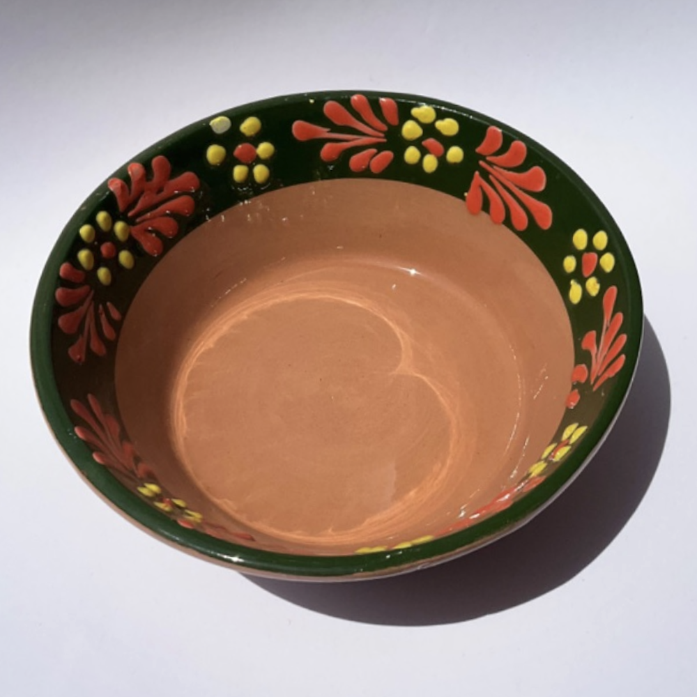 Set de 8 platos pozoleros verdes