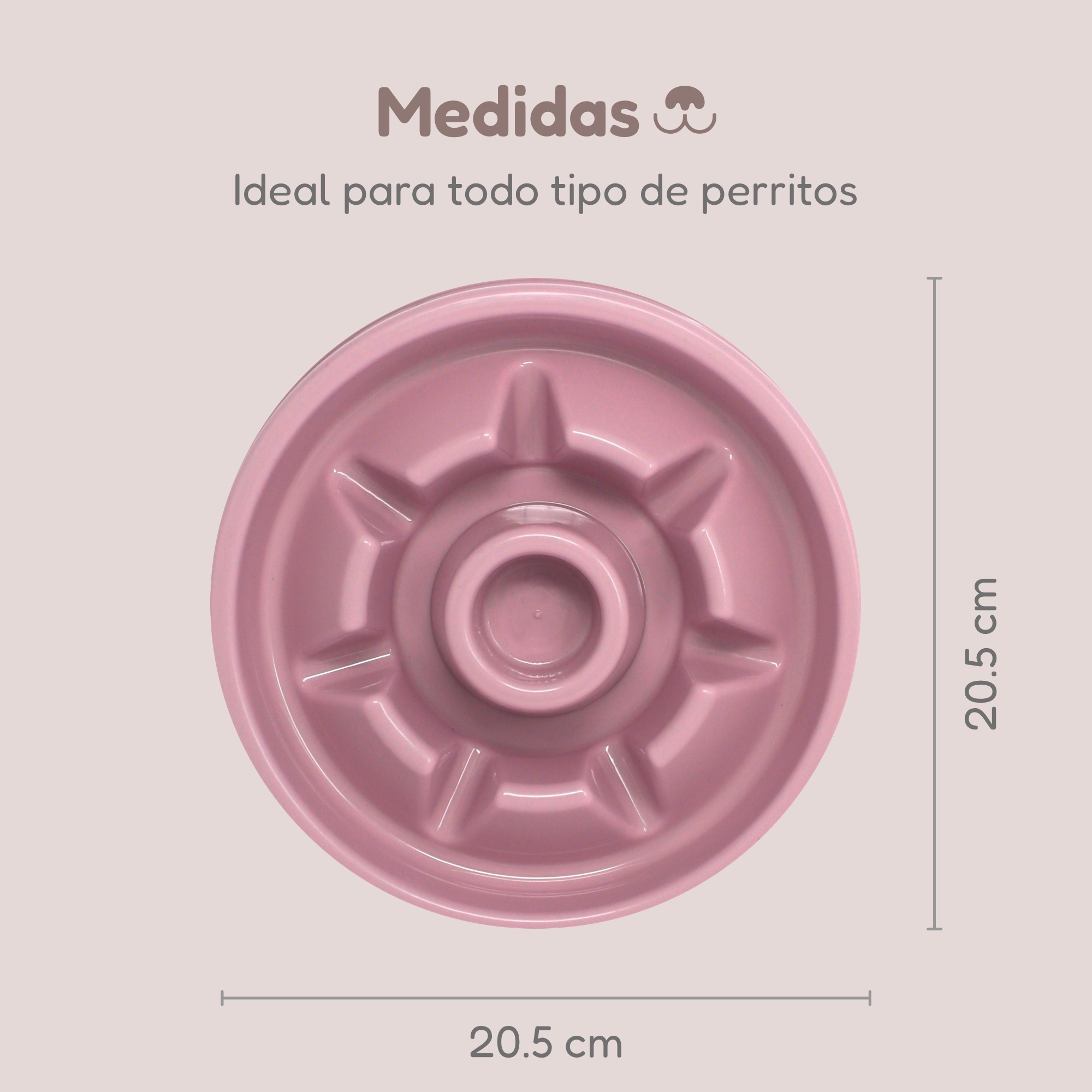 Plato Alimentación lenta para perro o gato 01