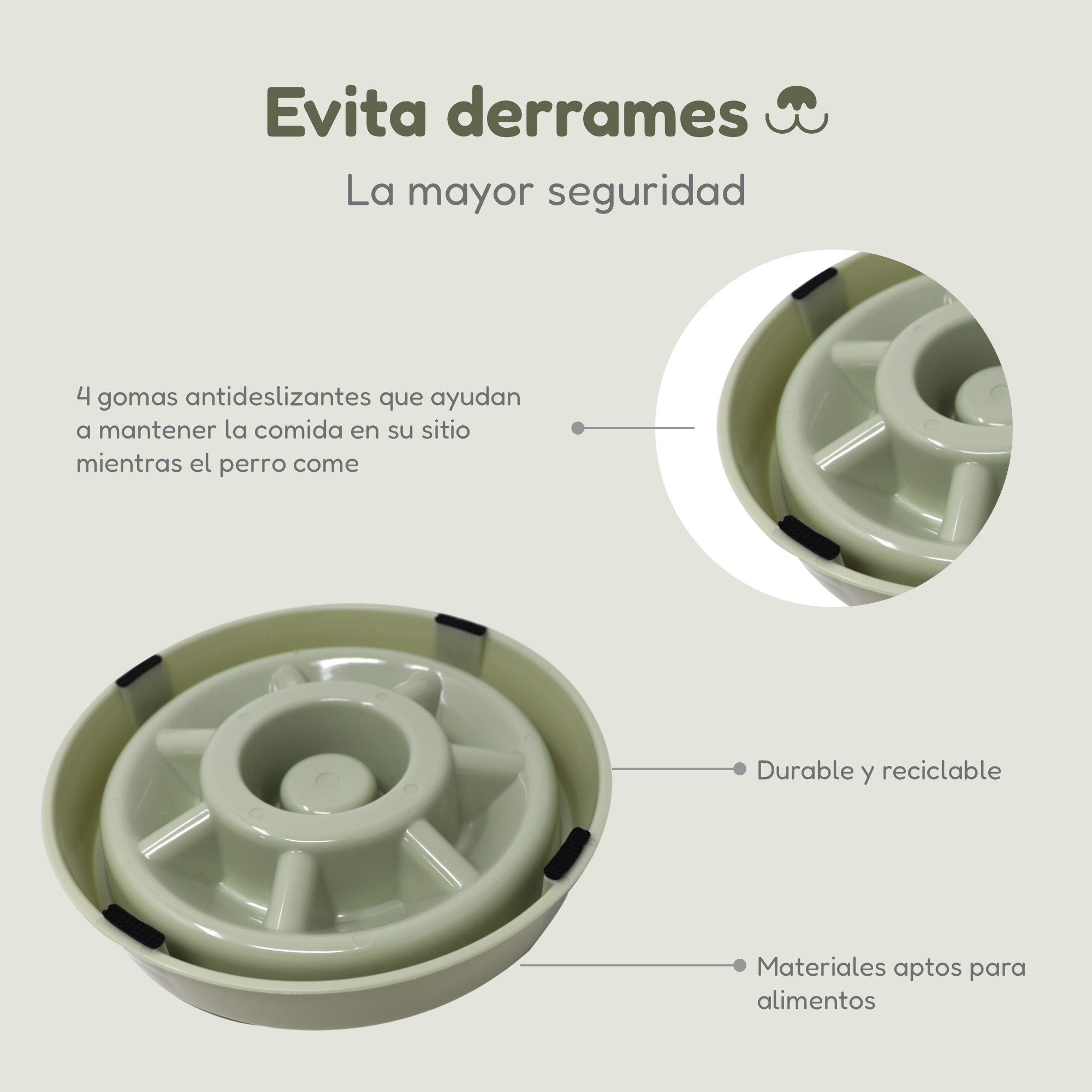 Plato Alimentación lenta para perro o gato 01