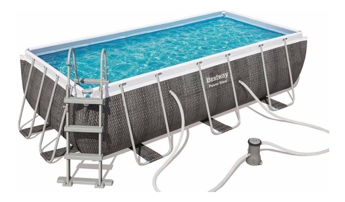Alberca Piscina Rectangular Estructural Power Steel Bestway