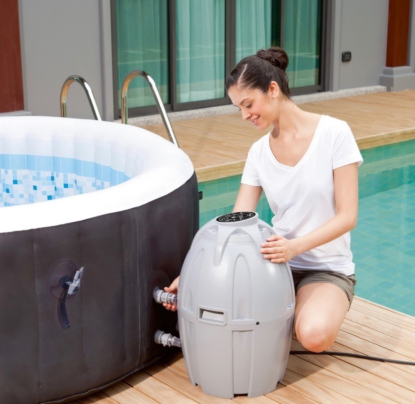 Jacuzzi Inflable Saluspa Miami Airjet Bestway + Accesiorios