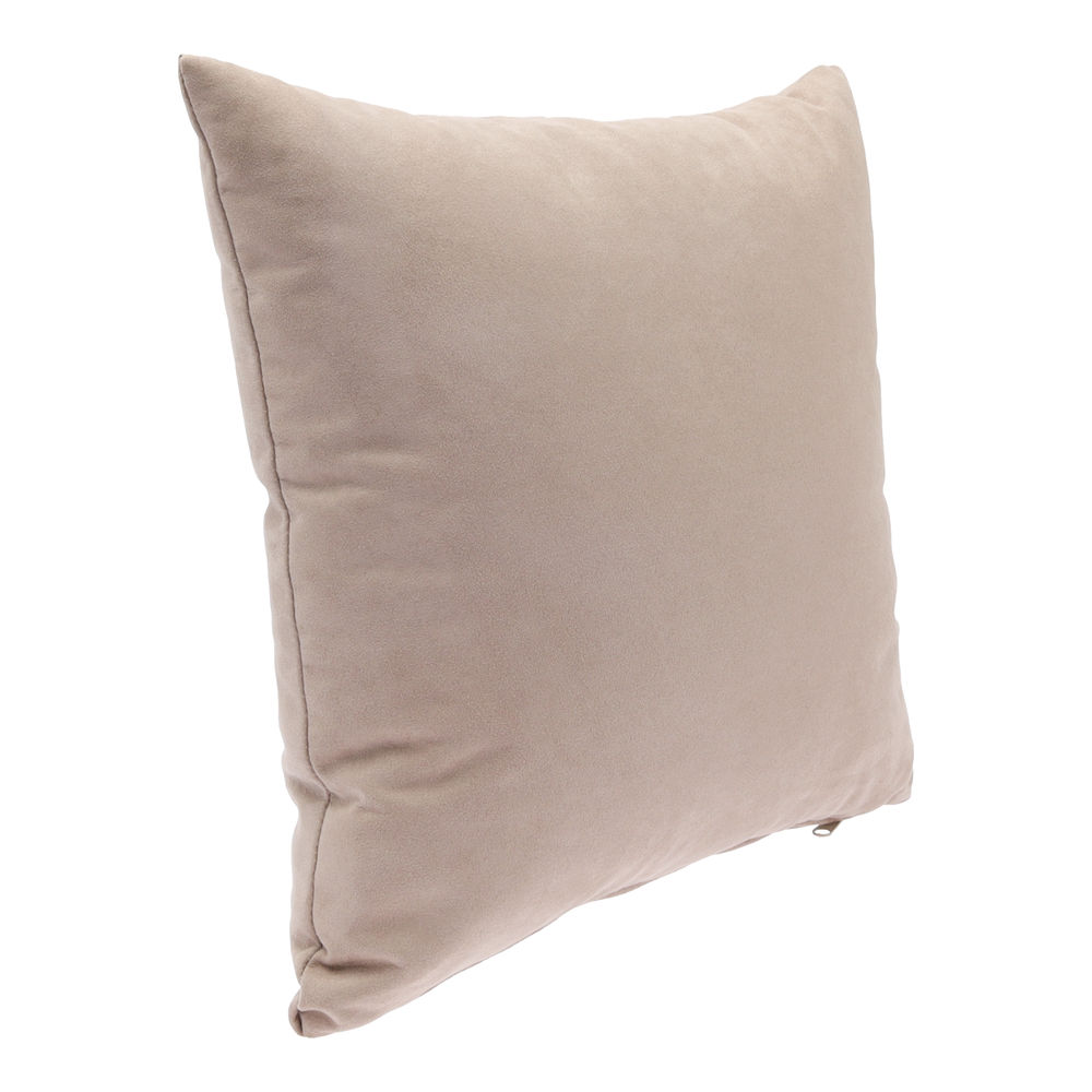 Cojines Decorativos Edelweiss Para Sala Con Relleno 2 Pza Cuadrado BEIGE