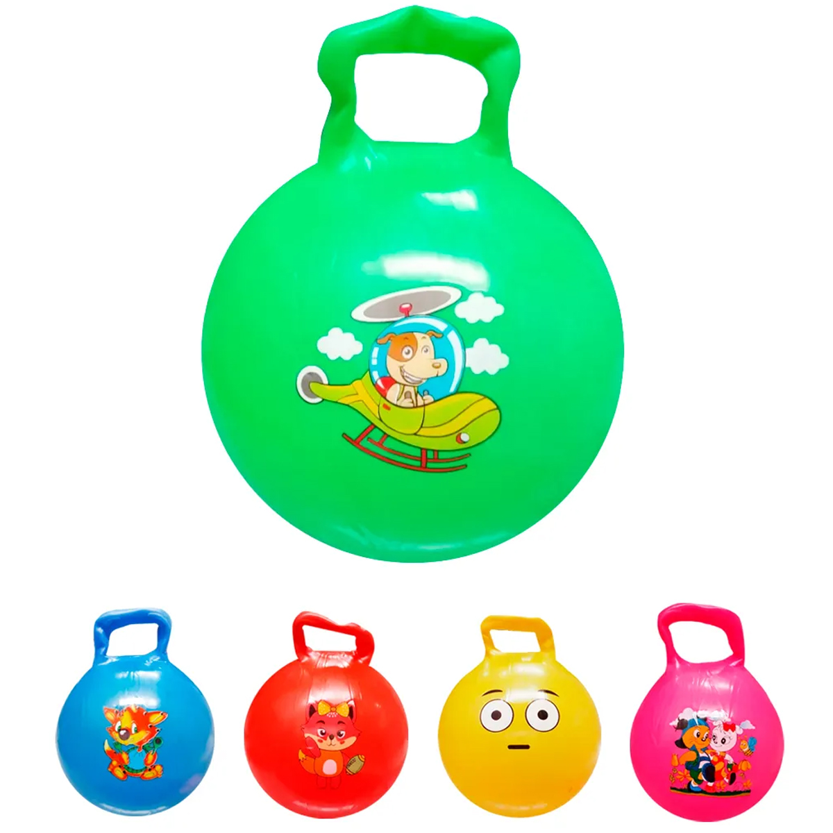 Pelota saltarina con agarradera 45 cm