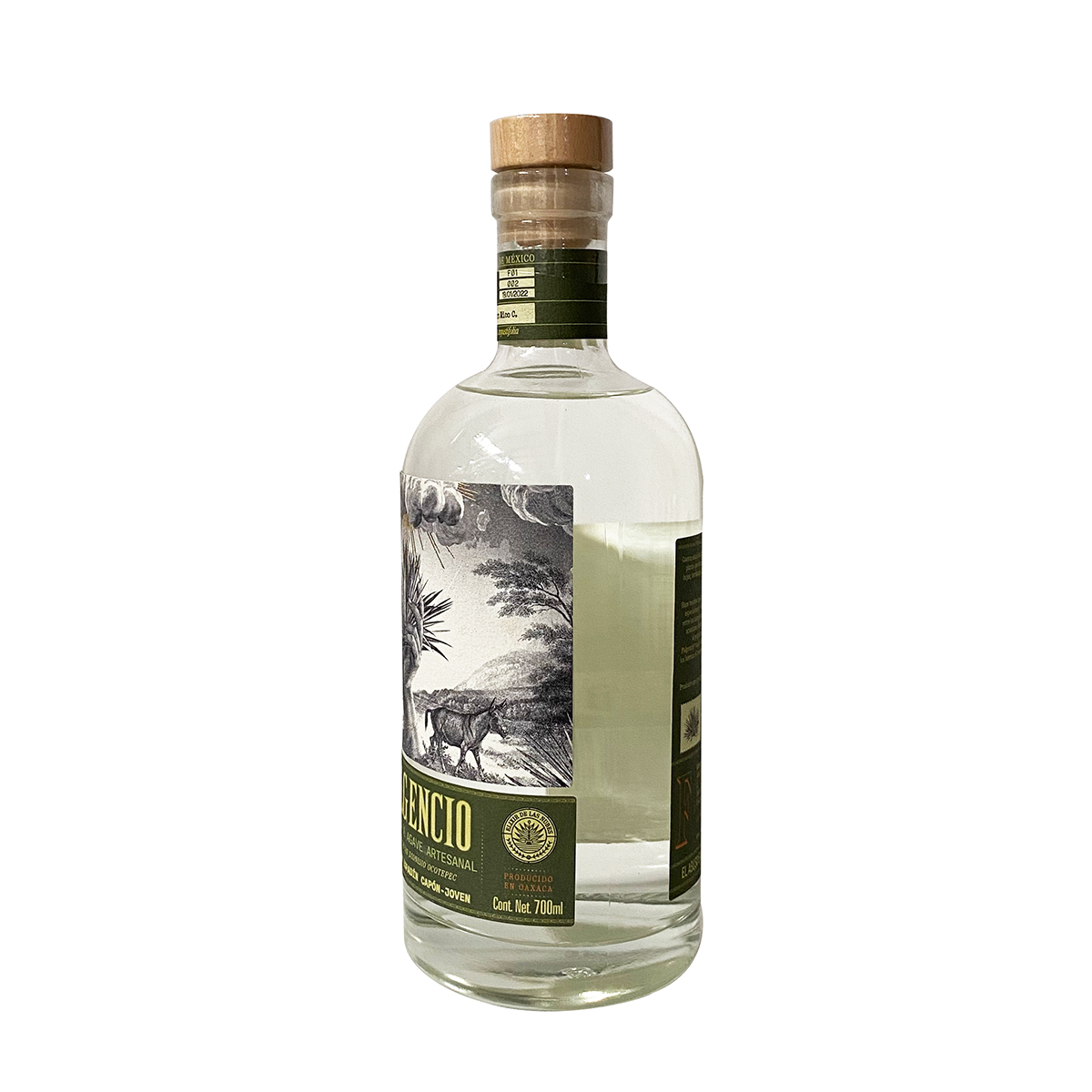 Destilado de Agave Artesanal Fulgencio Espadín Capón 700 ml