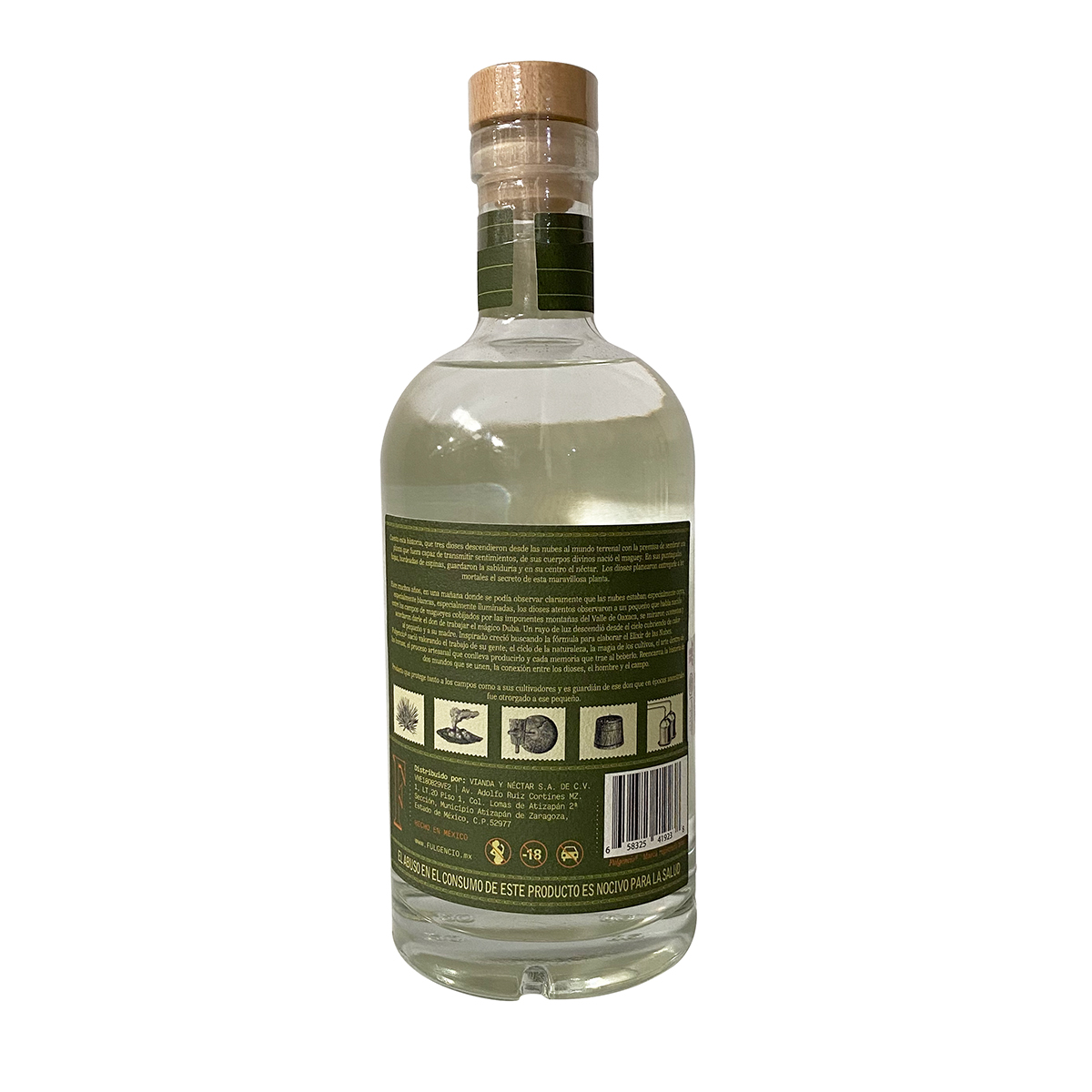 Destilado de Agave Artesanal Fulgencio Espadín Capón 700 ml