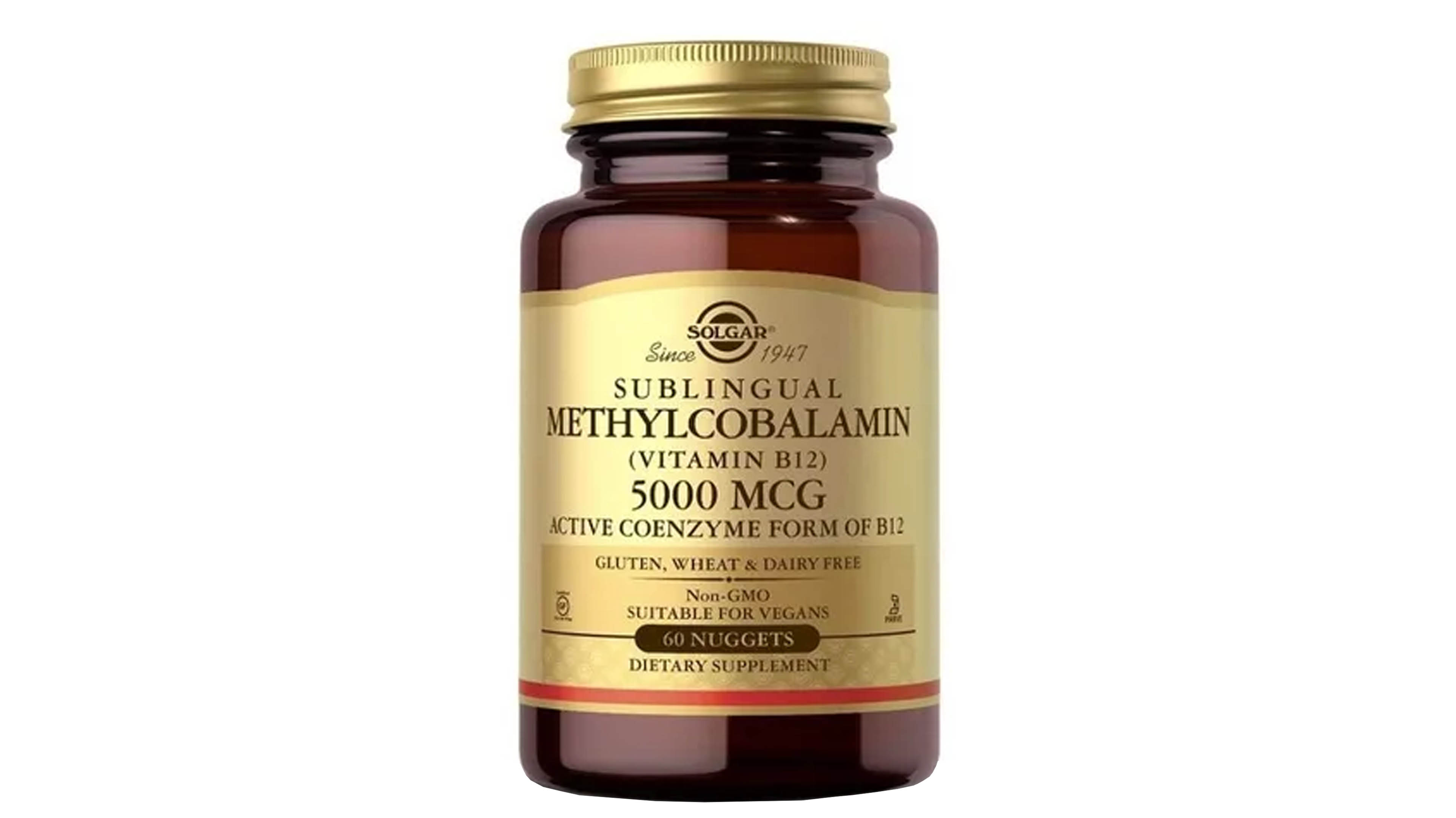 Metilcobalamina Vitamina B12 5000mcg Sublingual 60cap Solgar 
