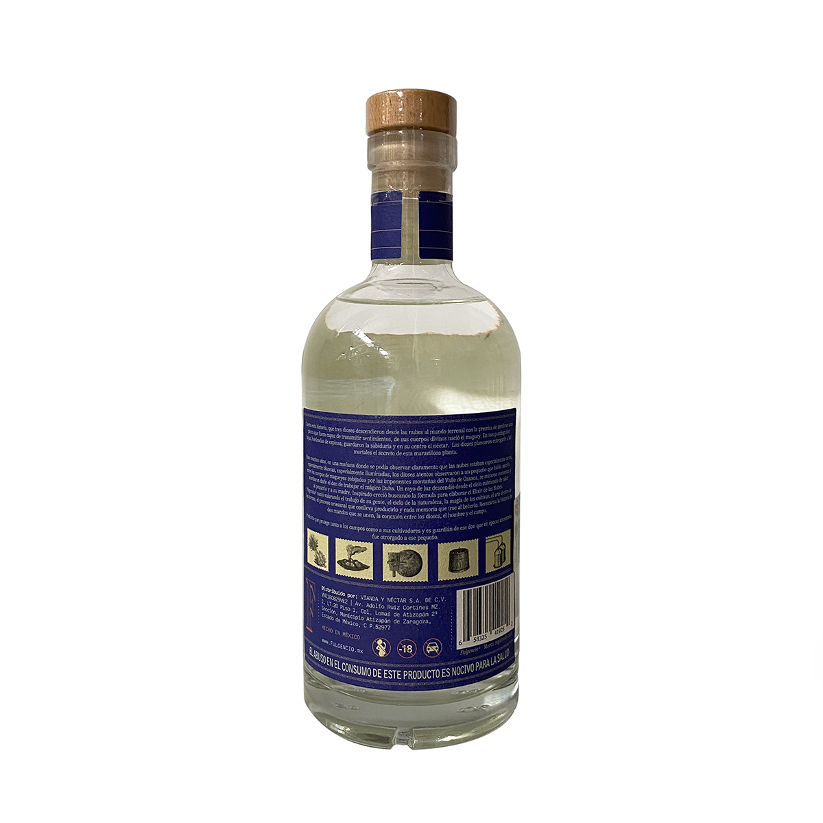 Destilado de Agave Artesanal Fulgencio Espadín Tobalá 700 ml