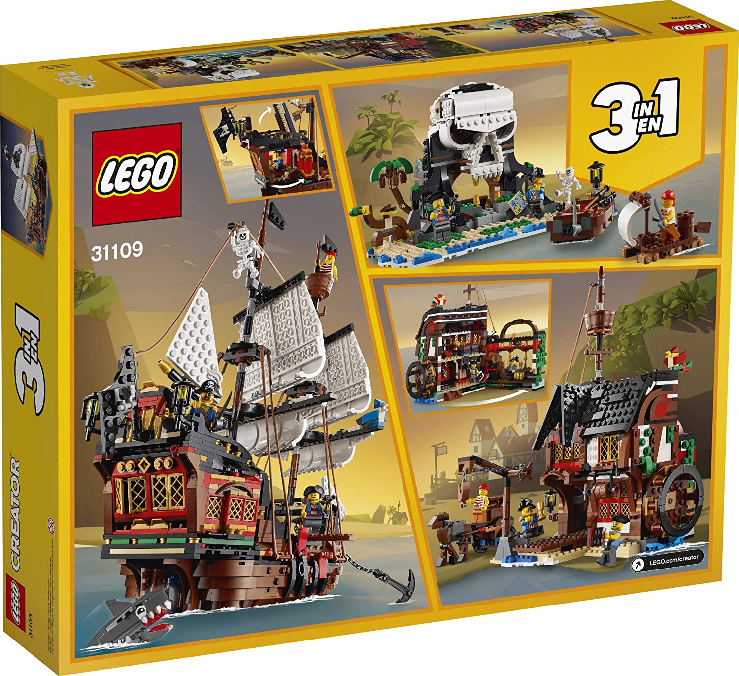 Lego 31109 Creator 3 En 1 Barco Pirata