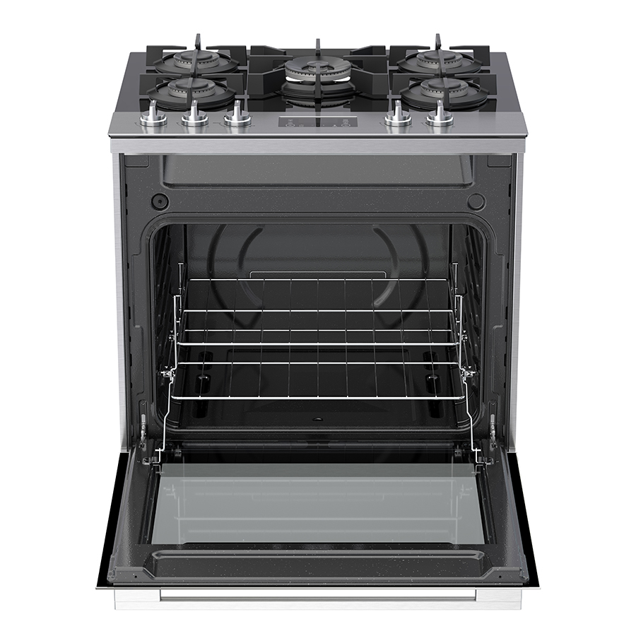 Estufa Whirlpool Gas on Glass Empotrable 30" WER9100S