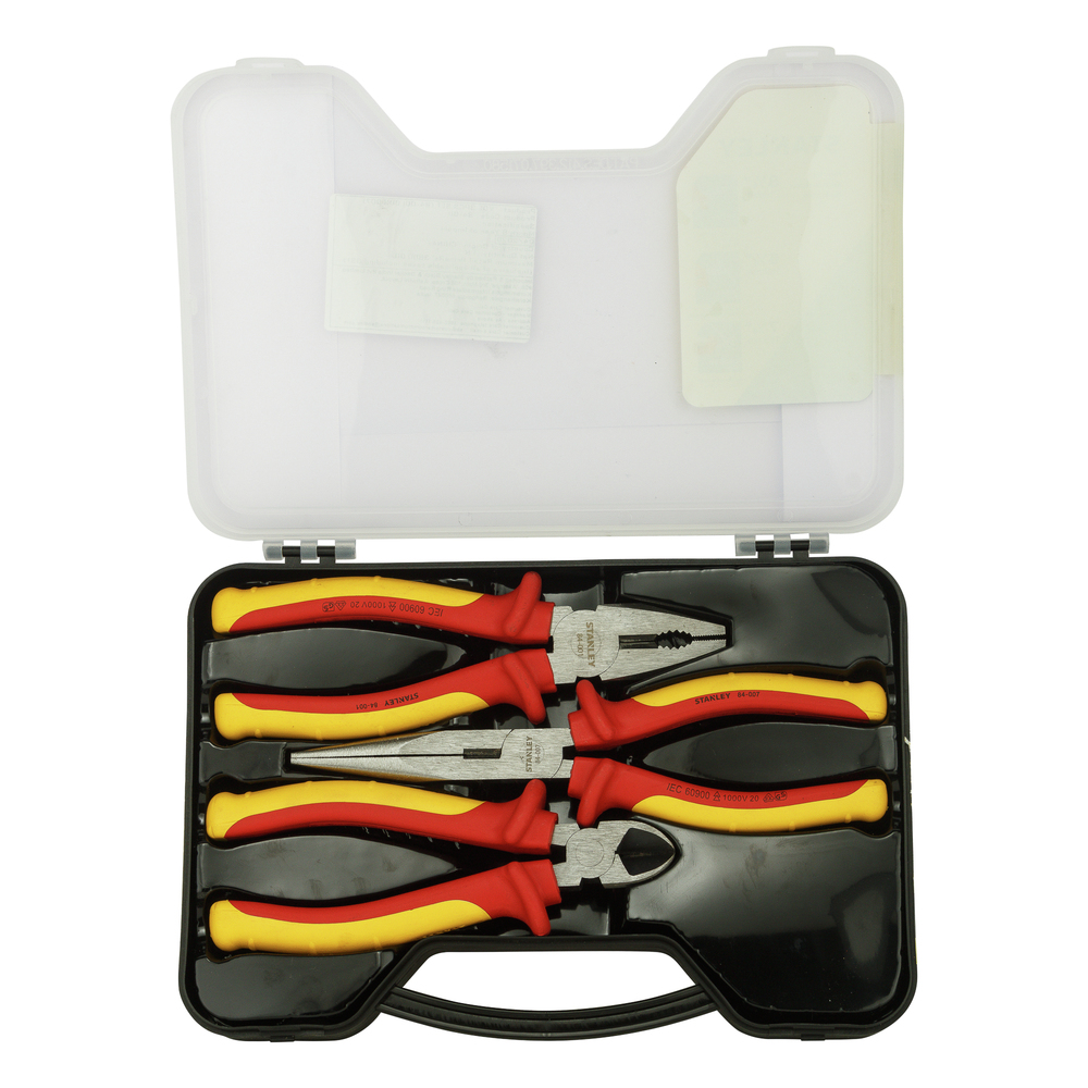 Kit Pinzas Aisladas 1000v 3 Tipos Stanley 84011