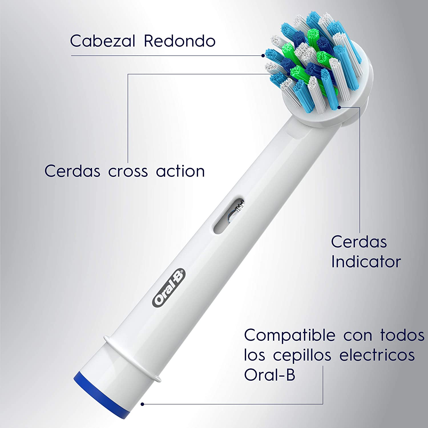 Cepillo de dientes oral b con 4 cabezales