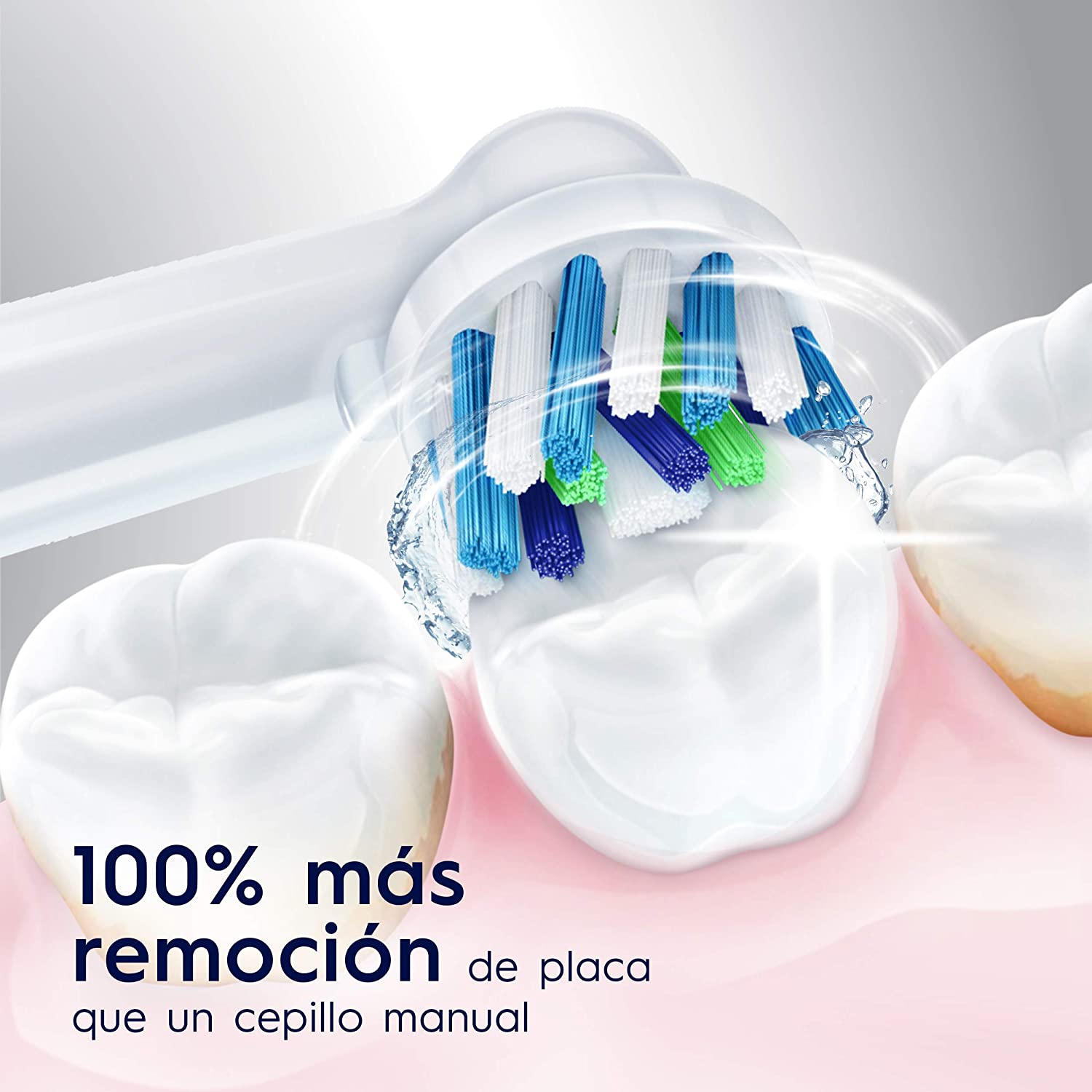 Cepillo de dientes oral b con 4 cabezales