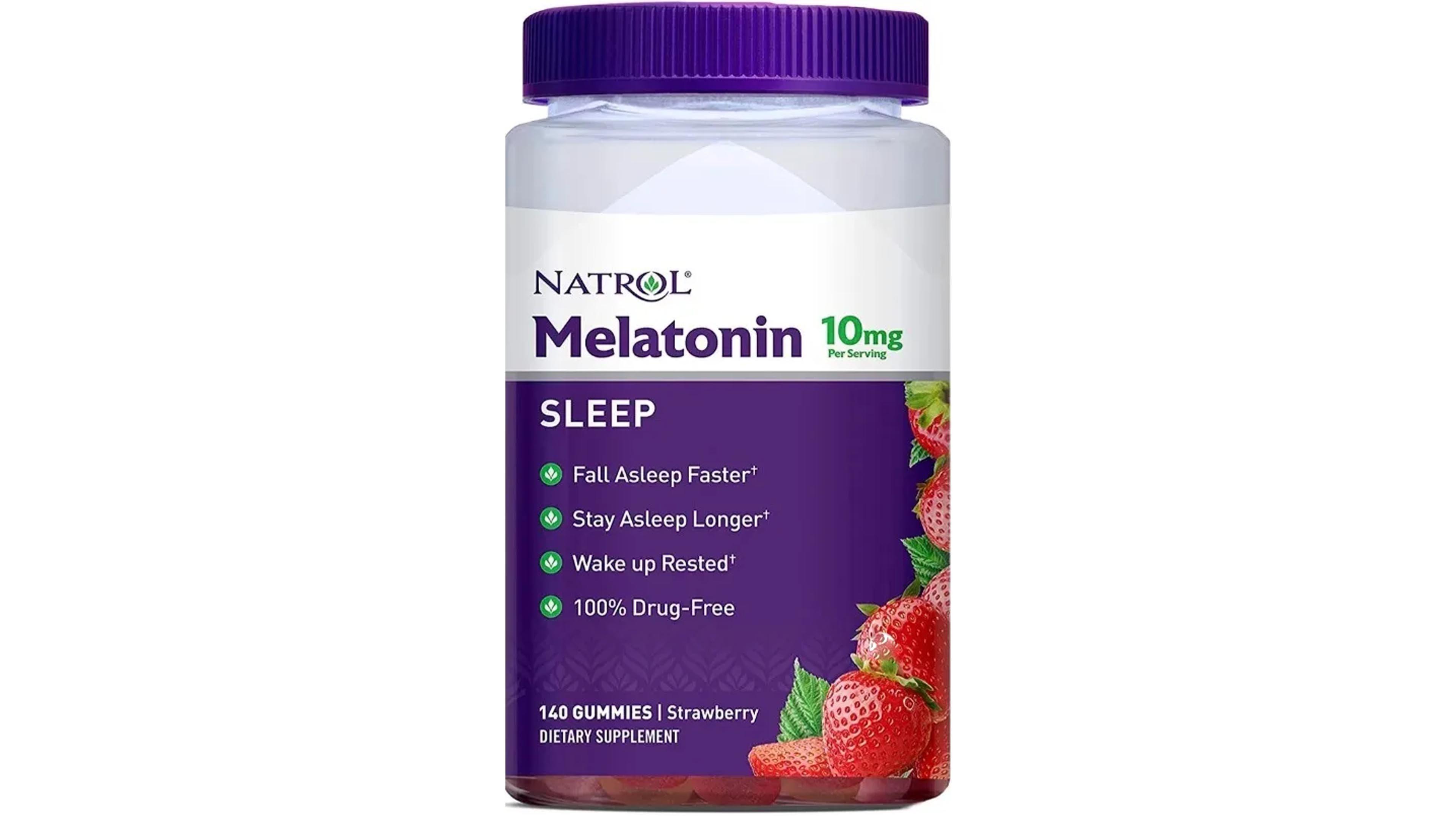 Melatonin 10mg Natrol 140 Gomitas Ayuda A Dormir Y Evita El Insomnio Melatonina