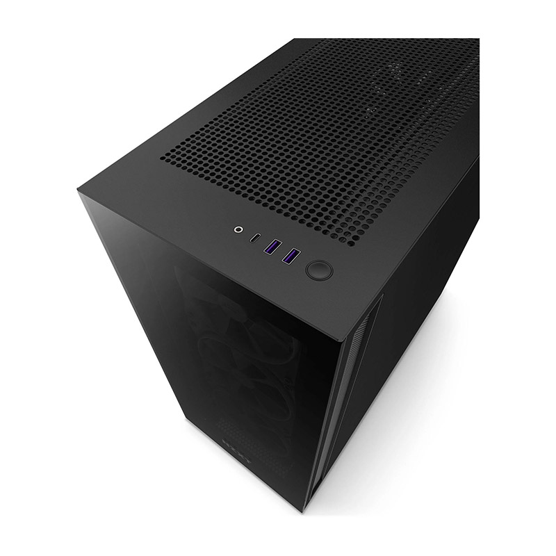 Gabinete NZXT H7 ELITE  TX S/Fuente Cristal USB 3.2 TIPO C CM-H71EB-01 - Negro 