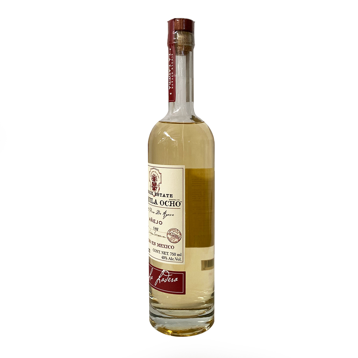 Gift Pack Tequila Ocho Añejo 750 ml con Licorera 