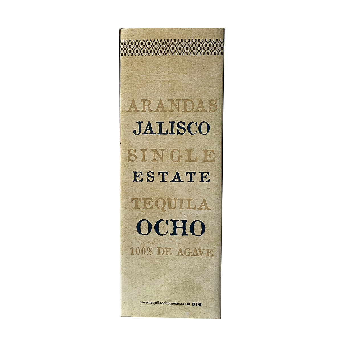 Gift Pack Tequila Ocho Añejo 750 ml con Licorera 