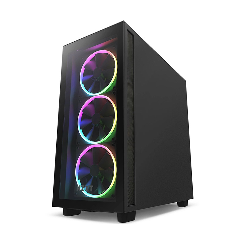 Gabinete NZXT H7 ELITE  TX S/Fuente Cristal USB 3.2 TIPO C CM-H71EB-01 - Negro 