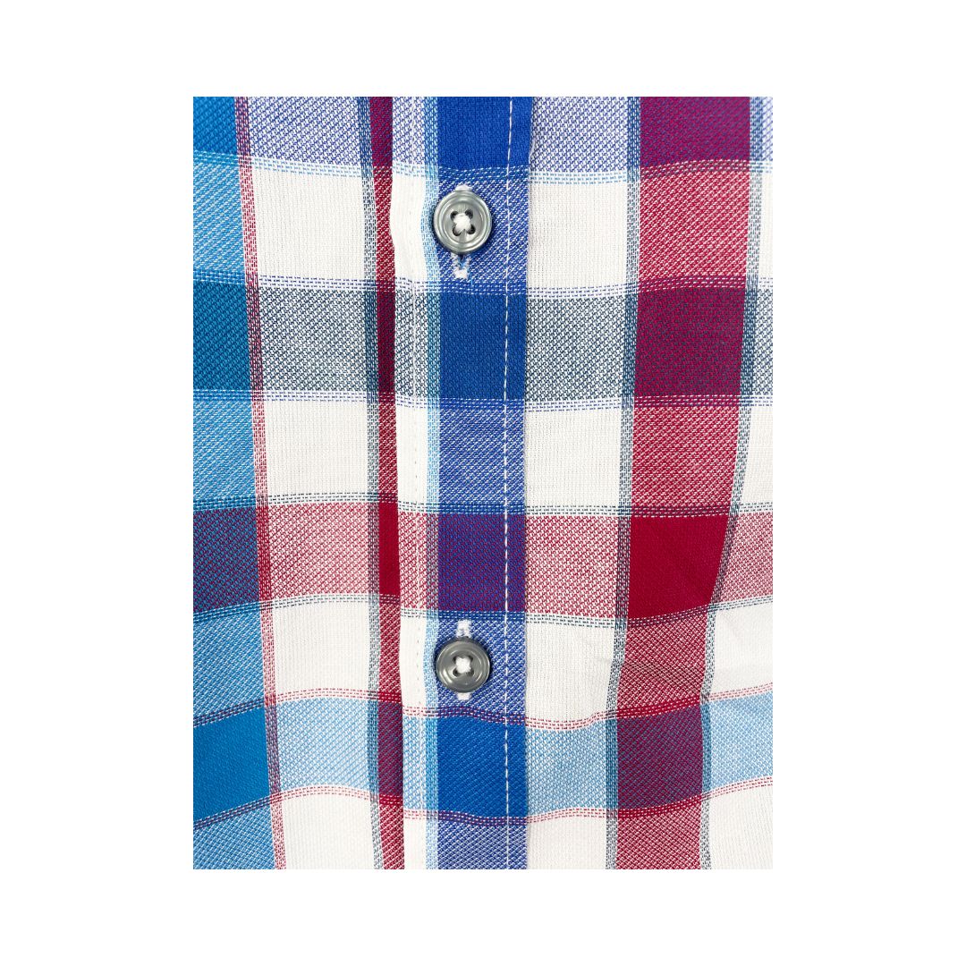 Camisa Manga Larga Cuadros Hombre Bazzotto
