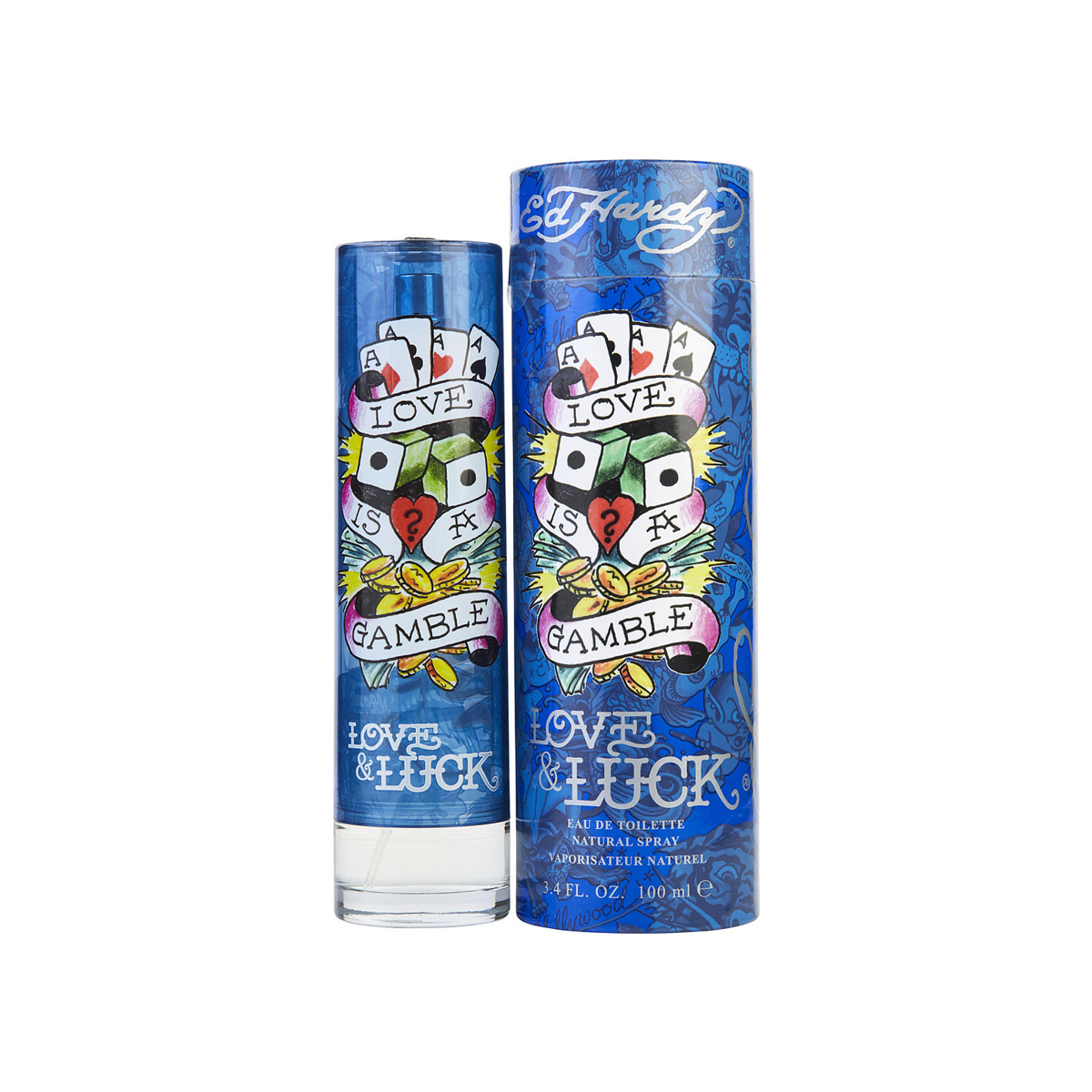 Perfume Ed Hardy Love & Luck para Hombre de Christian Audigier EDT 100ML