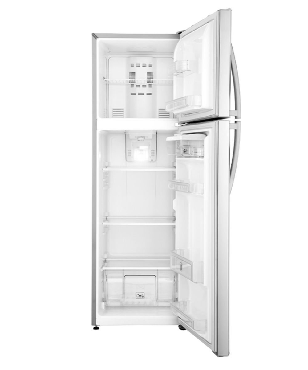 Refrigerador 11p3 dos puertas despachador de agua gris grafito mabe