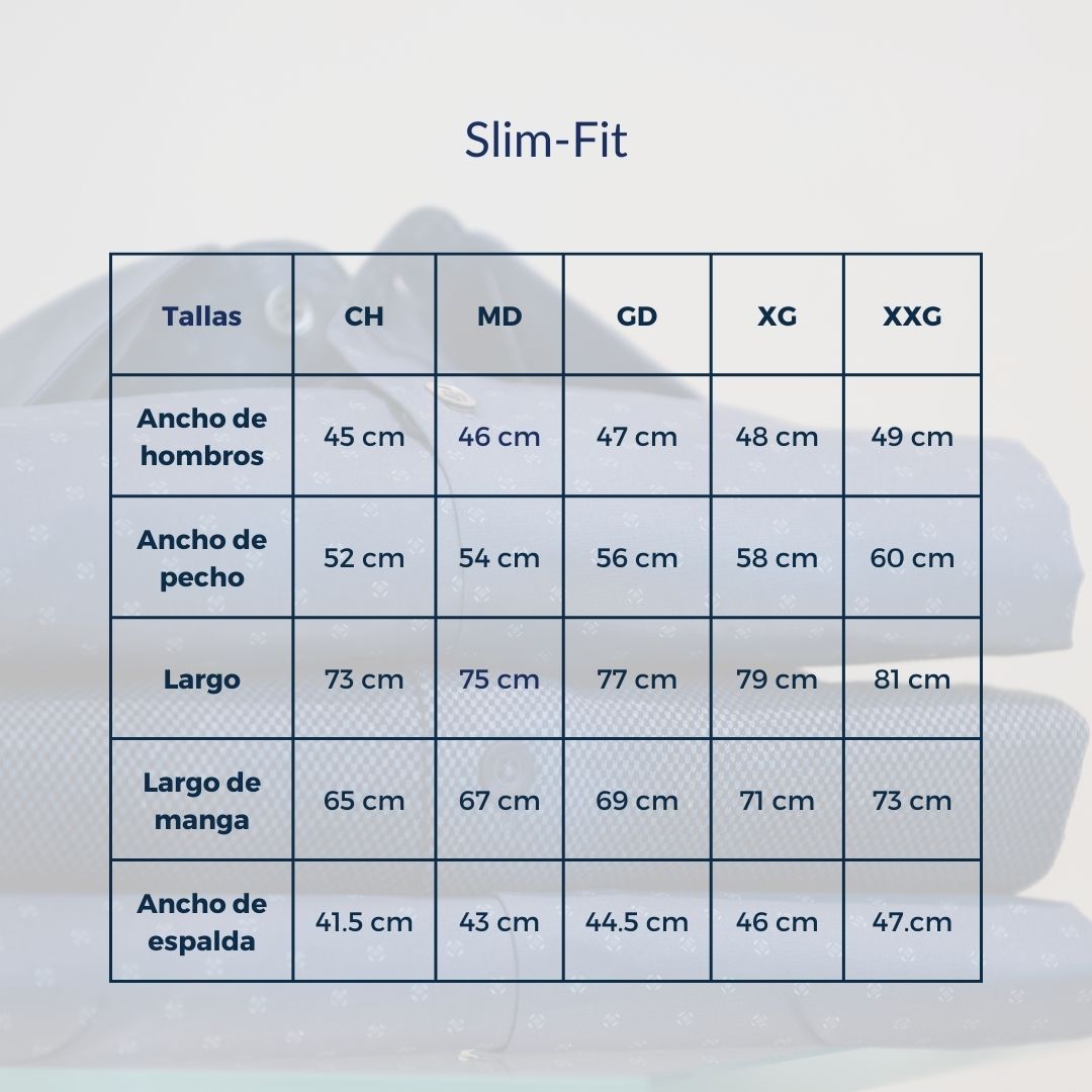 Camisa Manga Larga Hombre Slim-Fit Bazzotto