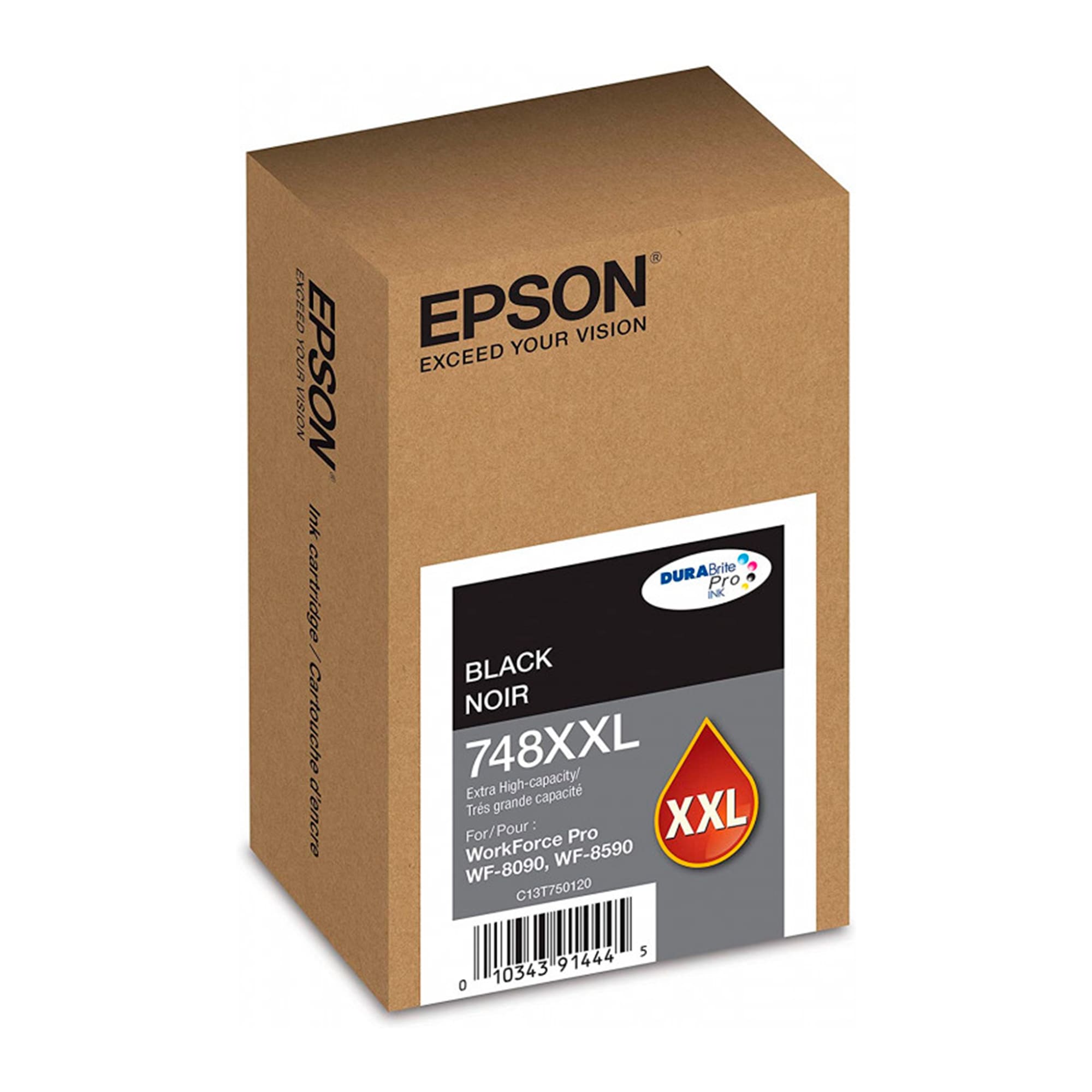 Kit de Cartuchos de Tinta Epson T748 XXL.