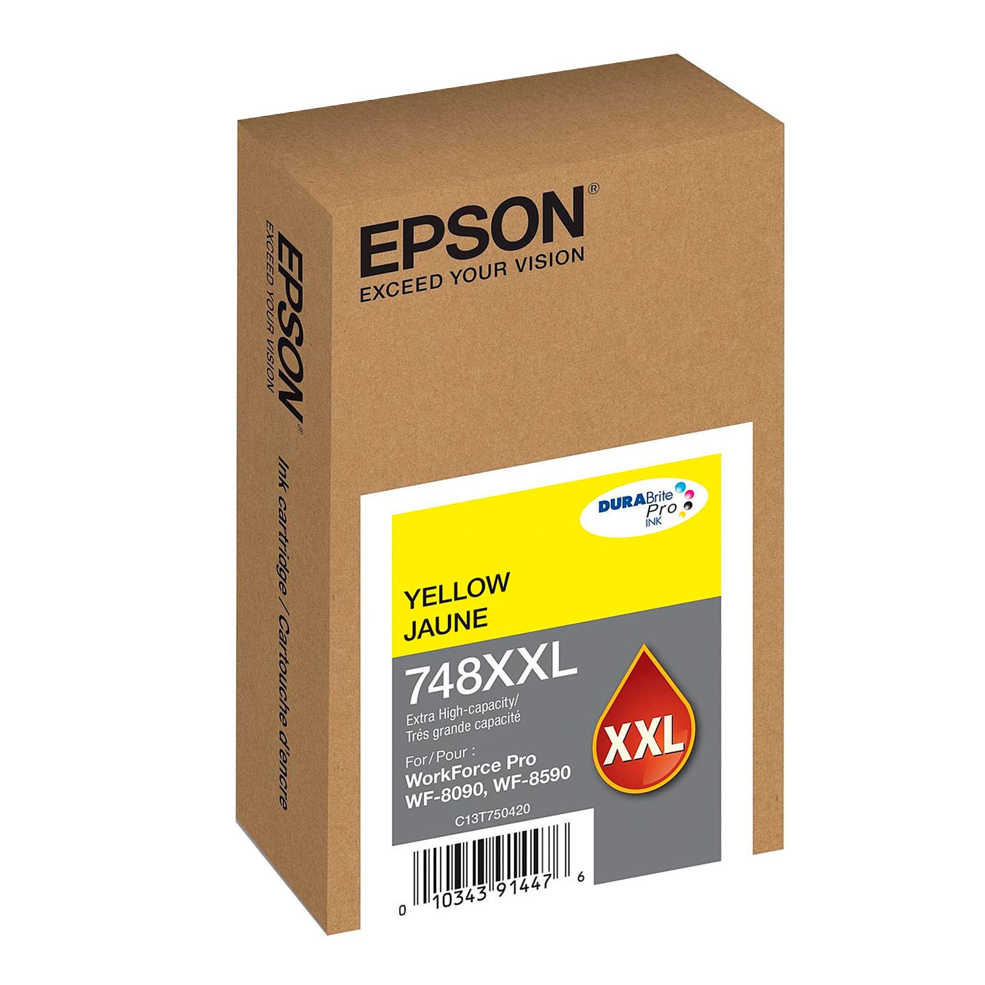 Kit de Cartuchos de Tinta Epson T748 XXL.