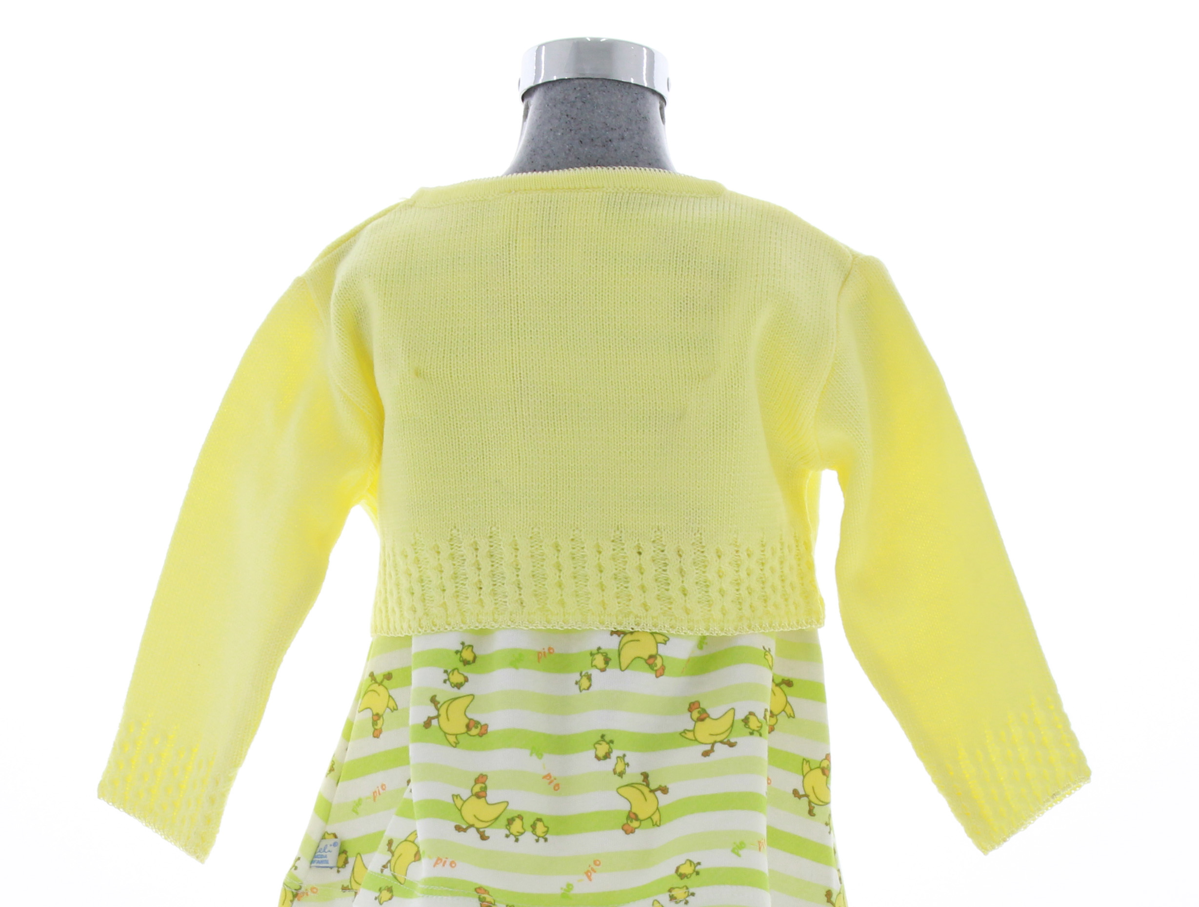 Sueter Niña Bebe Bolero Tejido Amarillo 3055 1 a 3 Años.