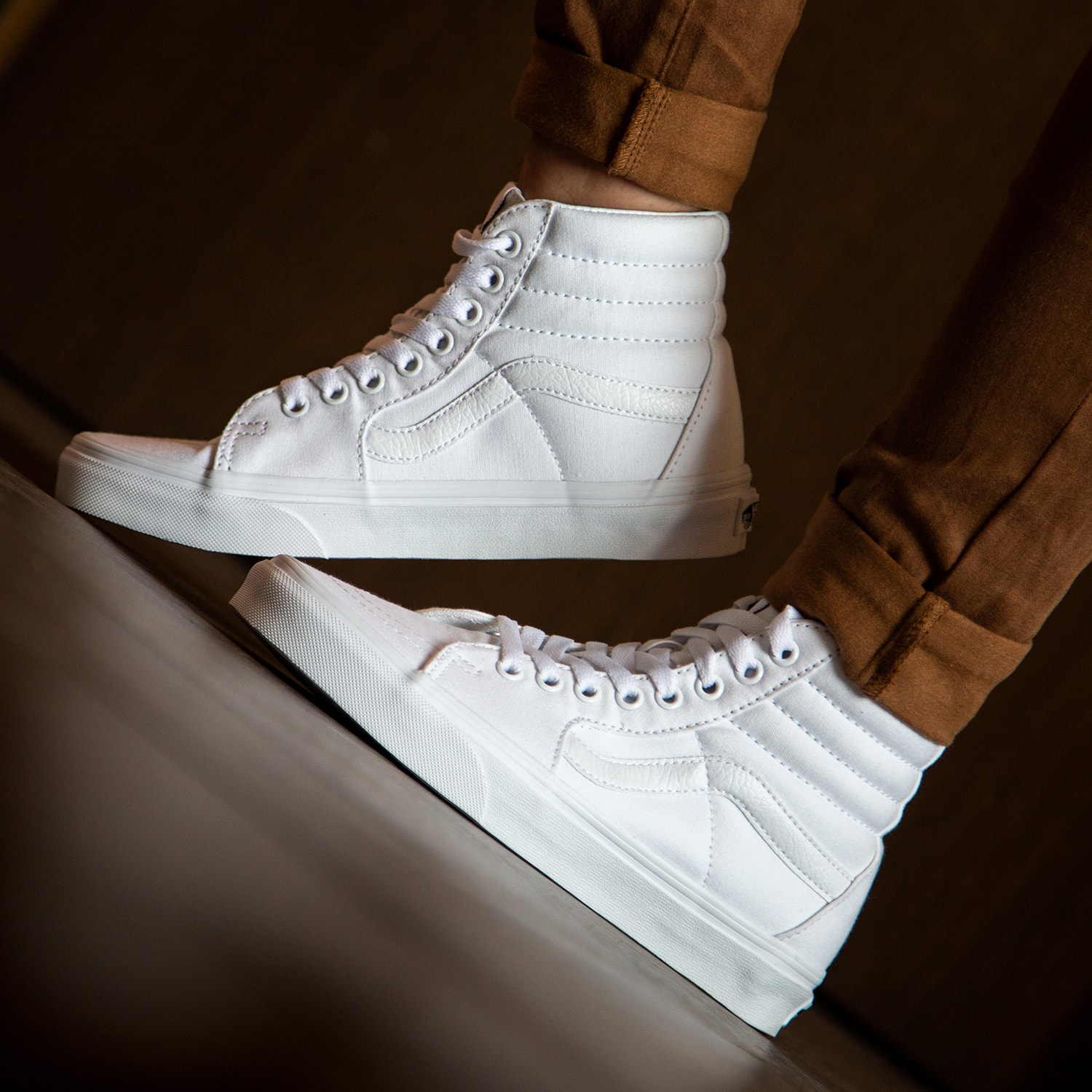 Tenis Vans SK8 Hi - 0D5IW00 - Blanco - Unisex 