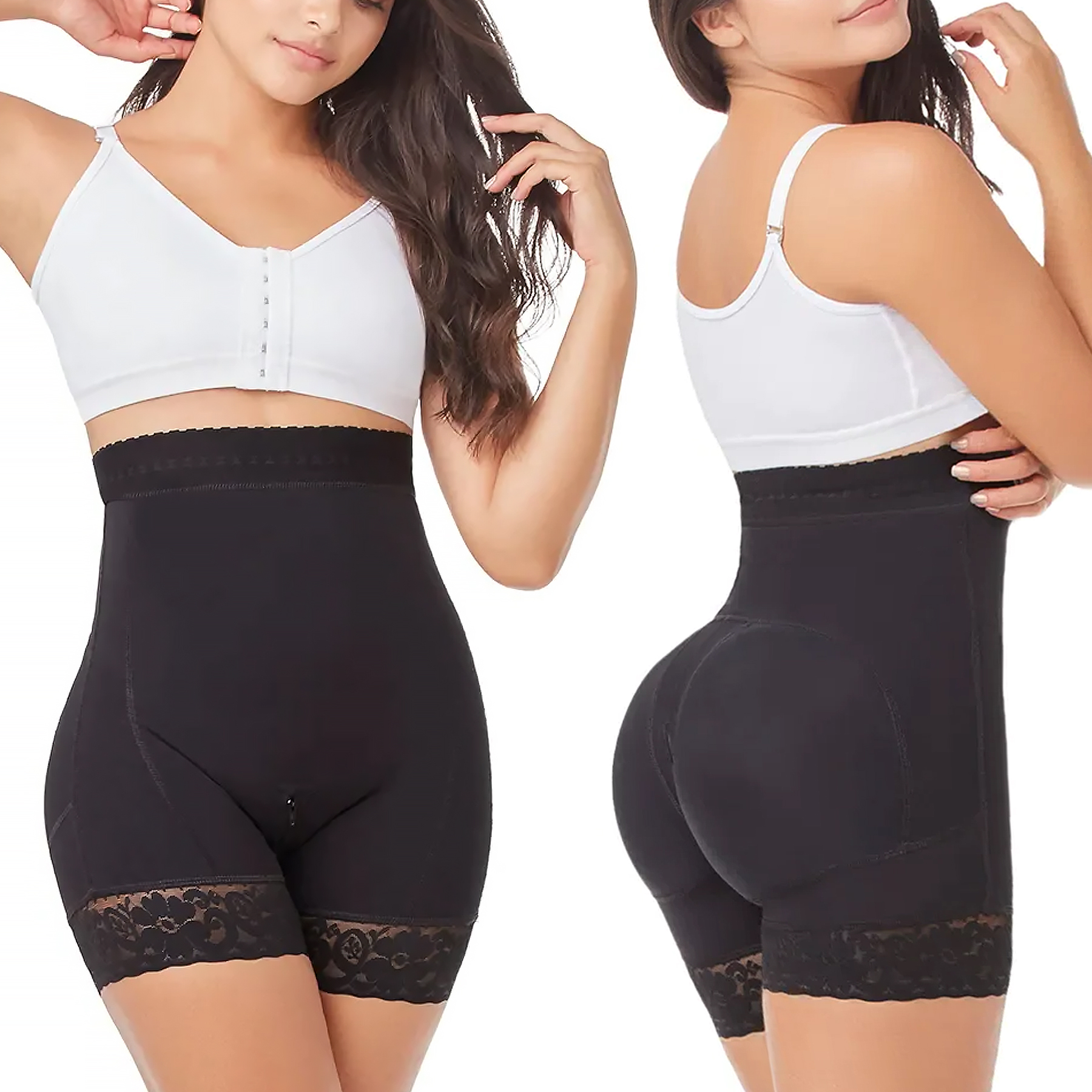 Panty Faja Short Moldeador Ultra Realce De Glúteos, Fajas Colombianas Tipo Short; Faja Colombiana Levanta Pompas