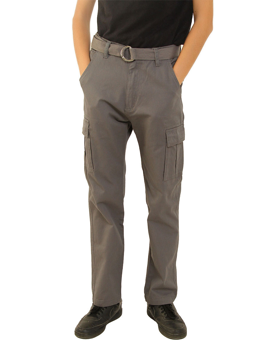 Pantalón hombre Heroe de gabardina tipo cargo  